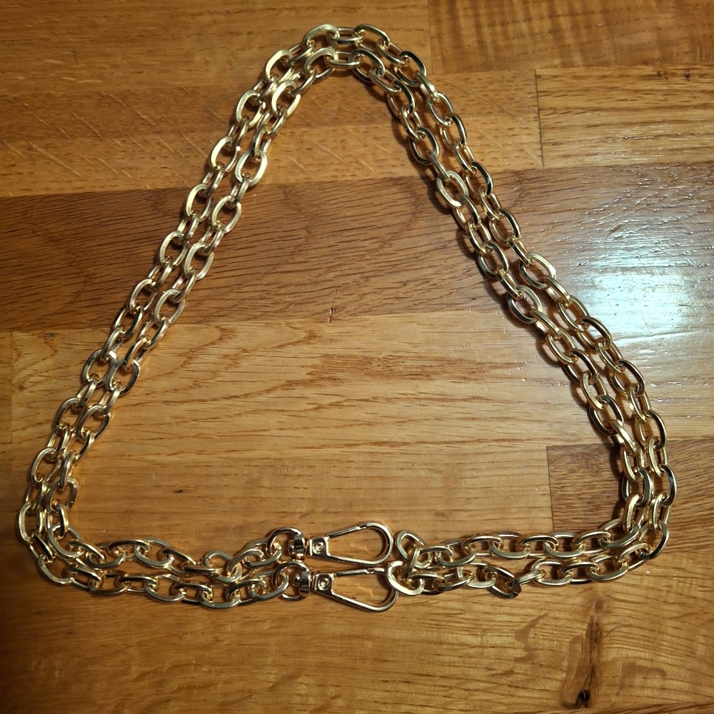 Gold Unbranded 47" Handbag Chain New - Picture 2 of 3